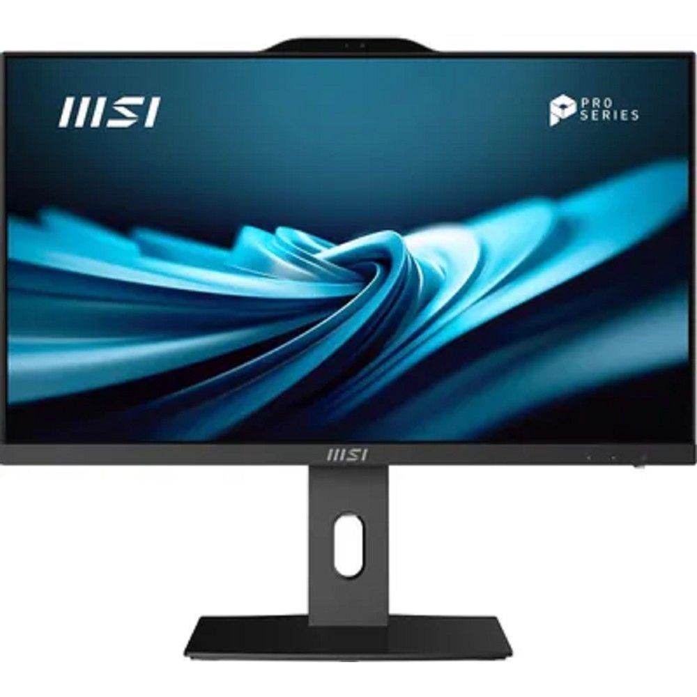 Моноблок MSI Pro AP242P 14M-688RU 23.8" Full HD i7 14700 (2.1) 16Gb SSD512Gb UHDG 770 Windows 11 Pro GbitEth WiFi BT 120W клавиатура мышь Cam черный 1920x1080