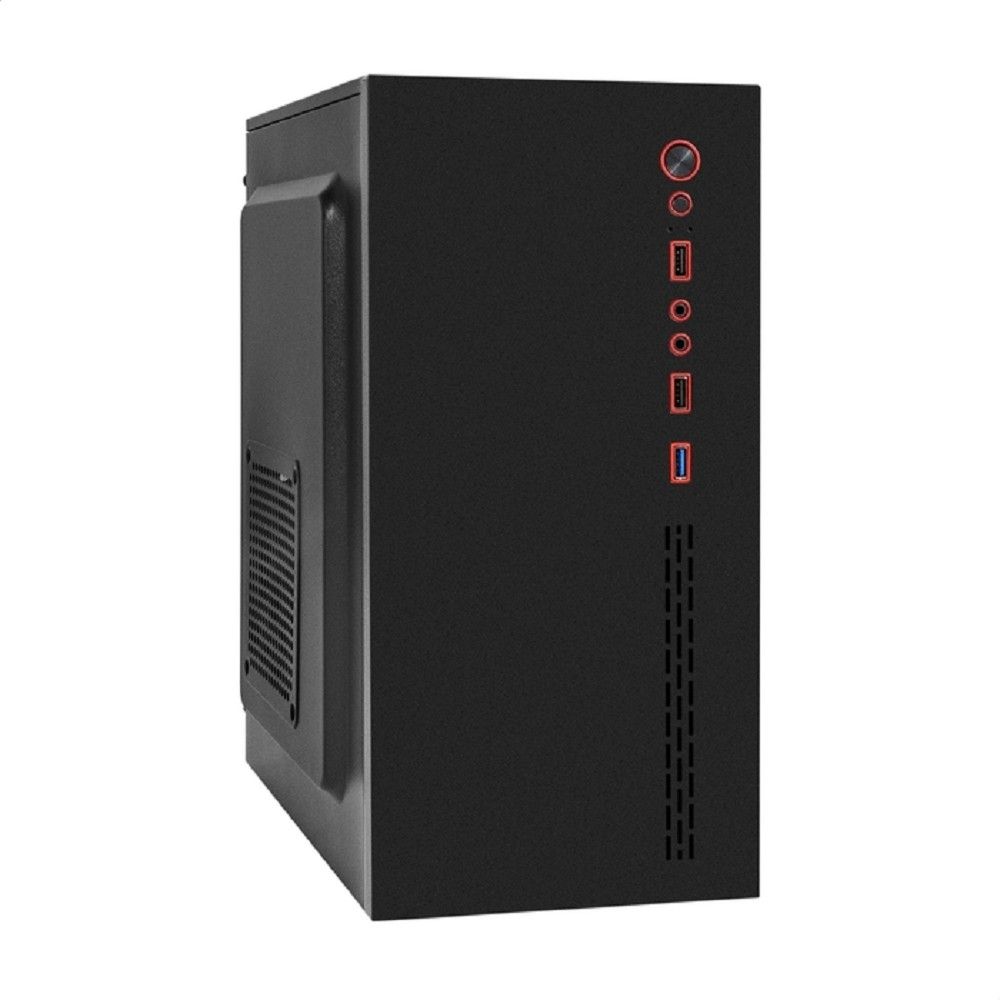 Exegate EX299263RUS Корпус Minitower ExeGate BAA-403U-UNS500 (mATX, БП UNS500 с вент. 12см, 2*USB+1*USB3.0, HD Audio, черный)