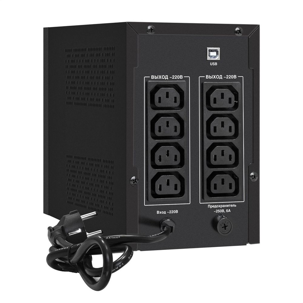 ИБП ExeGate SpecialPro Smart LLB-1200.LCD.AVR.C13.RJ.USB <1200VA/750W, LCD, AVR, 6*IEC-C13, RJ45/11, USB, Black>