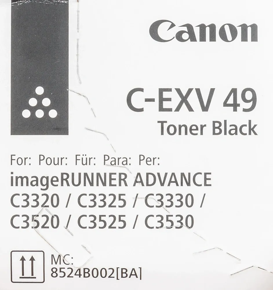 Картридж лазерный Canon C-EXV49BK 8524B002 черный (36000стр.) для Canon iR-ADV C33xx