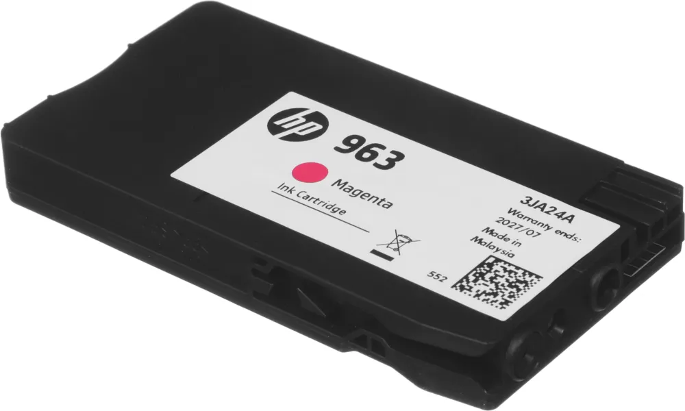 Картридж струйный HP 963 3JA24AE пурпурный (700стр.) для HP OfficeJet Pro 901x/902x HP