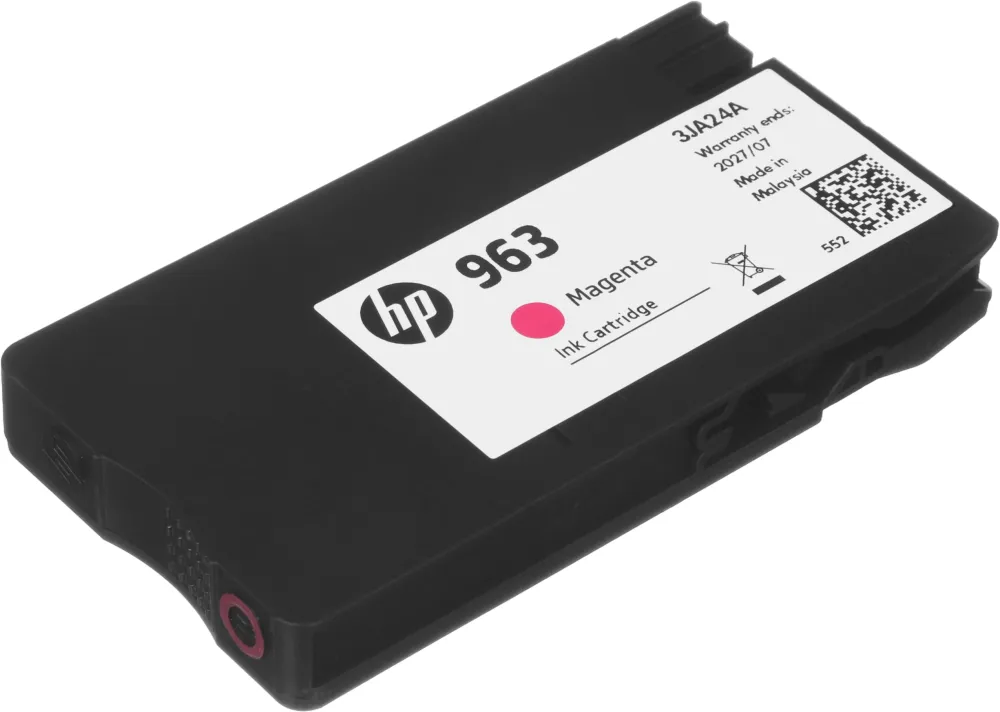 Картридж струйный HP 963 3JA24AE пурпурный (700стр.) для HP OfficeJet Pro 901x/902x HP