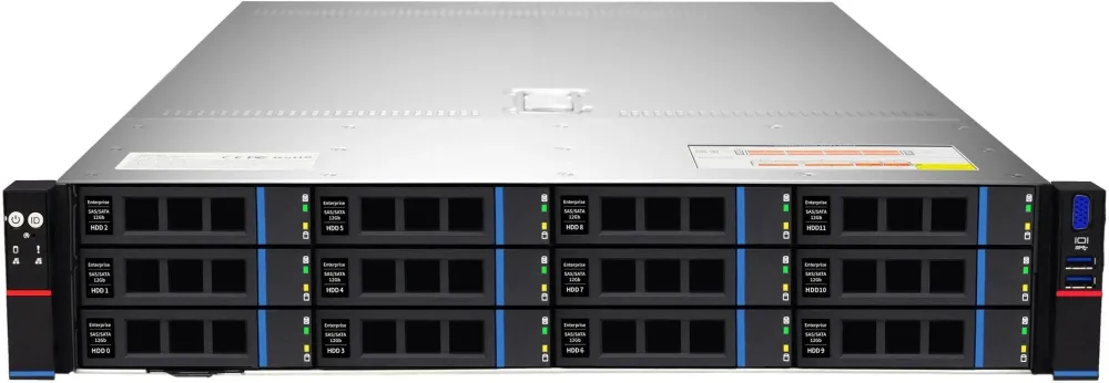 Сервер IRU Rock G2212P 2x6348 2x64Gb 2x480Gb 2.5" SSD SATA 9460-8i AST2500 2P 1G + 2P 25G SFP28 2x1300W w/o OS (2159496)