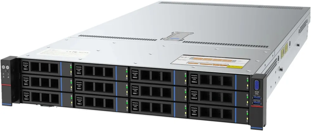 Сервер IRU Rock G2212P 2x6348 2x64Gb 2x480Gb 2.5" SSD SATA 9460-8i AST2500 2P 1G + 2P 25G SFP28 2x1300W w/o OS (2159496)