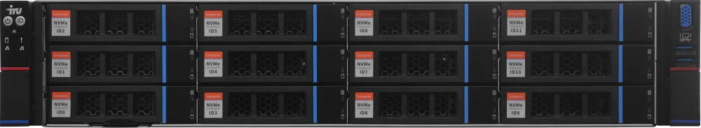 Сервер IRU Rock G2212P 2x6348 2x64Gb 2x480Gb 2.5" SSD SATA 9460-8i AST2500 2P 1G + 2P 25G SFP28 2x1300W w/o OS (2159496)