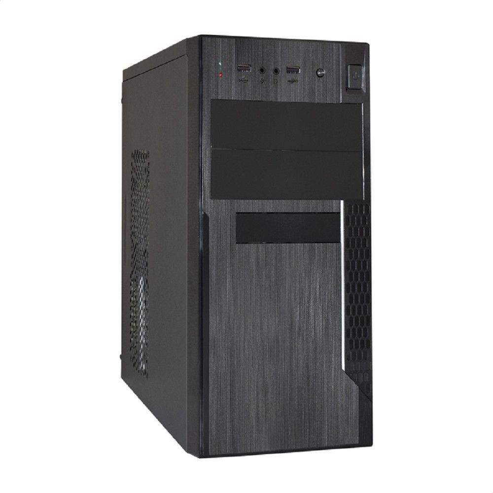 Exegate EX283241RUS Корпус Minitower ExeGate MA-373X Black, mATX <UN350, 120mm> 2*USB, Audio