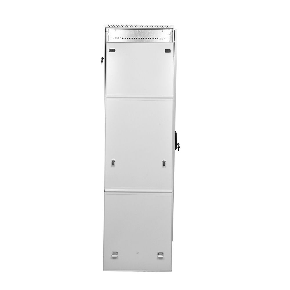 Шкаф серверный ЦМО (ШТК-М-42.6.10-1ААА) напольный 42U 600x1000мм пер.дв.стекл задн.дв.стал.лист 2 бок.пан. направл.под закл.гайки 1030кг серый 855мм 116.3кг 180град. 2030мм