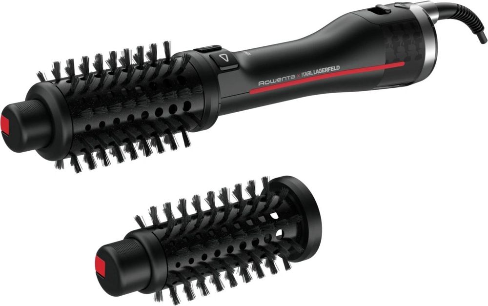 Фен-щетка Rowenta CF961LF0 750Вт черный/розовый (1830008526)