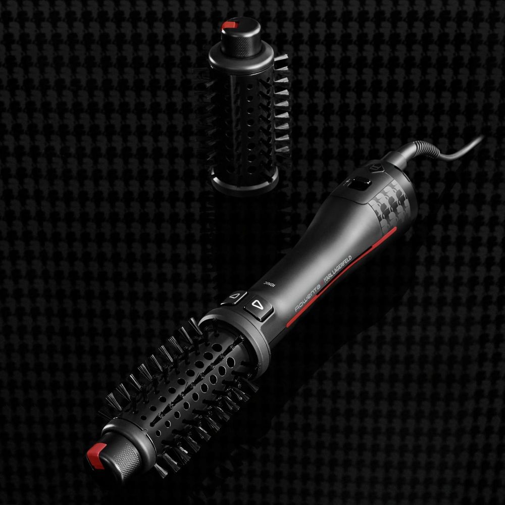 Фен-щетка Rowenta CF961LF0 750Вт черный/розовый (1830008526)
