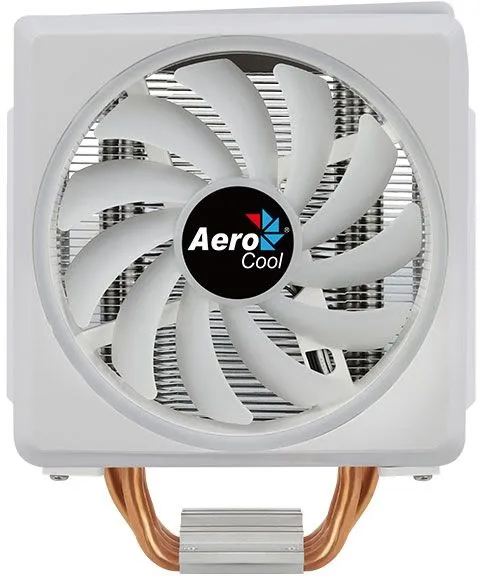 Устройство охлаждения(кулер) Aerocool Cylon 4F ARGB Soc-AM5/AM4/1200/1700/1851 белый 4-pin 14-26dB Al+Cu 145W 550gr Ret (CYLON 4F WH ARGB PWM 4P)