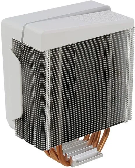 Устройство охлаждения(кулер) Aerocool Cylon 4F ARGB Soc-AM5/AM4/1200/1700/1851 белый 4-pin 14-26dB Al+Cu 145W 550gr Ret (CYLON 4F WH ARGB PWM 4P)