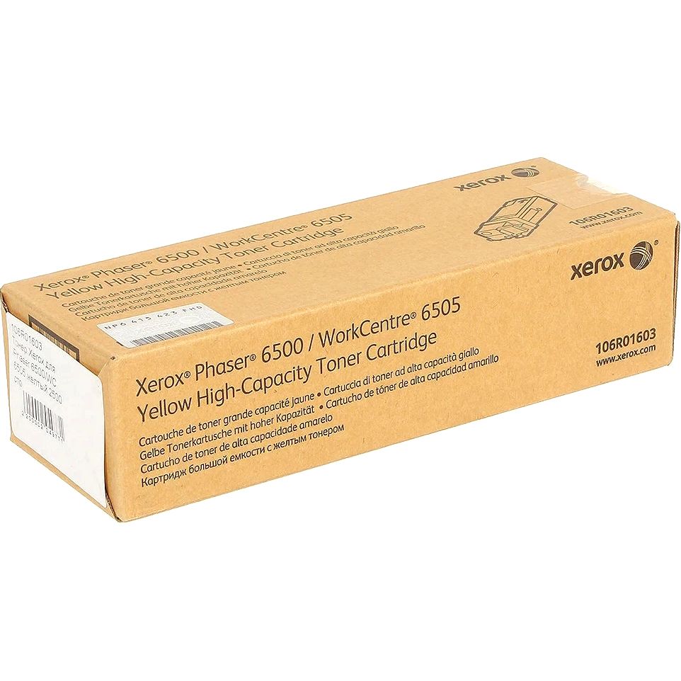Картридж лазерный Xerox 106R01603 желтый (2500стр.) для Xerox Ph 6500/WC 6505