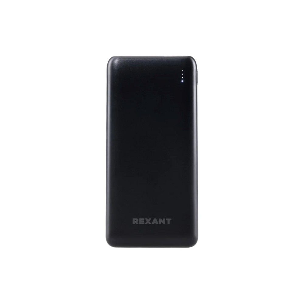 Rexant (30-2051) Портативное зарядное устройство Power Bank (аккумуляторная батарея) 10000 mAh с Quick Charge и Power Delivery, черное