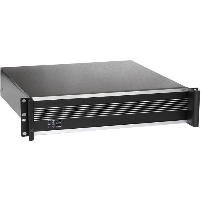Exegate EX284972RUS Серверный корпус ExeGate Pro 2U450-09 <RM 19", высота 2U, глубина 450, БП 800ADS, 2*USB>