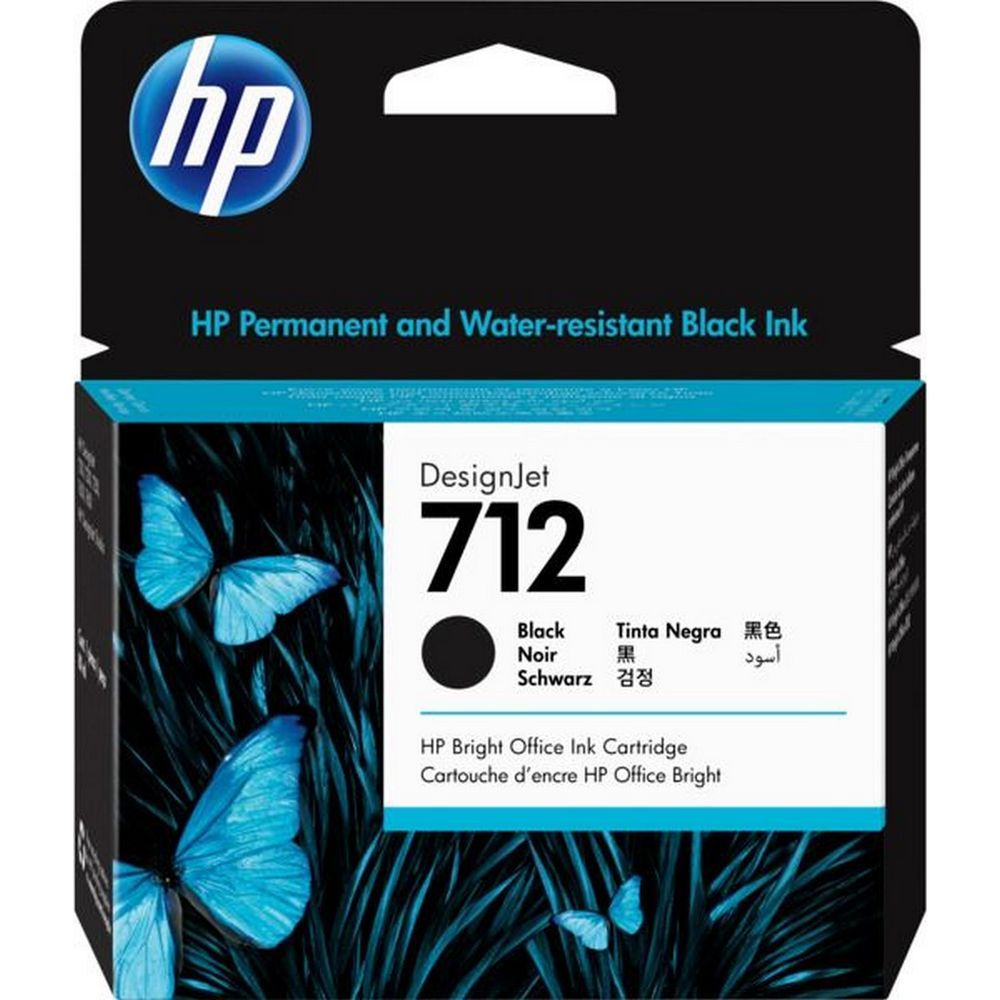 Картридж HP 712 для DJ T230/T630/T650/Studio, черный, 80 мл