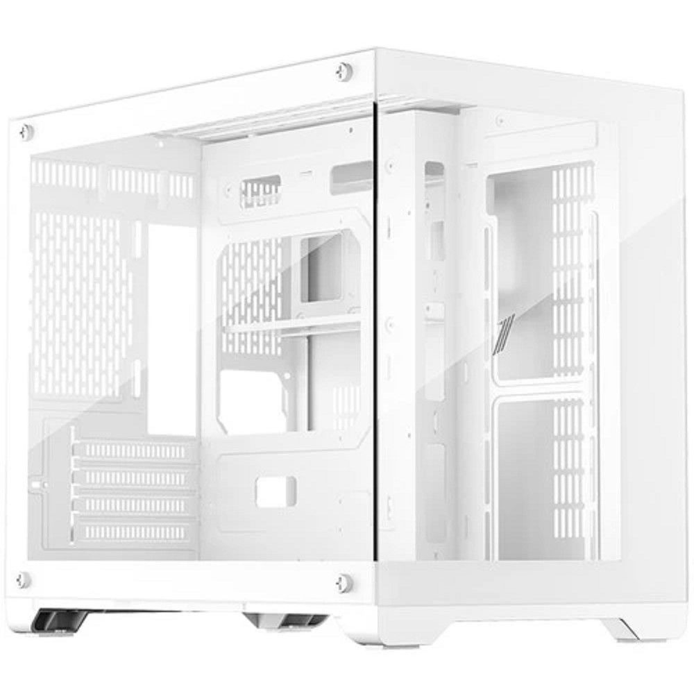 Корпус 1STPLAYER MEGAVIEW MV6-T White / mATX / MV6-TP-WH