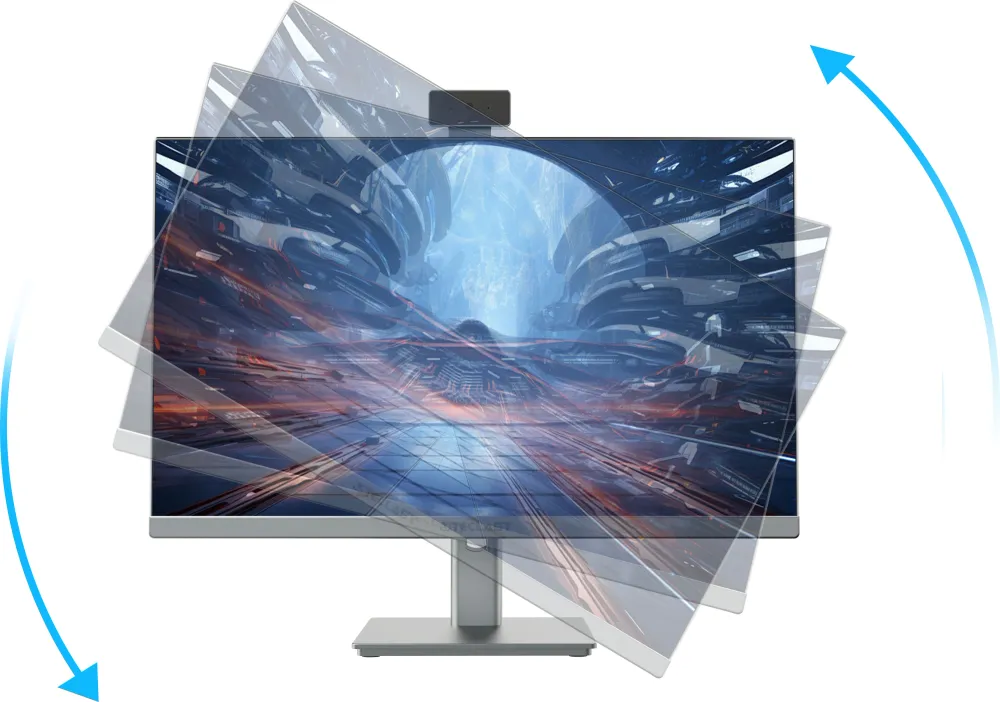 Моноблок Teclast V24 Air 23.8" Full HD i5 12600HX (2.5) 16Gb SSD512Gb UHDG Windows 11 Pro GbitEth WiFi BT 120W клавиатура мышь Cam серый 1920x1080