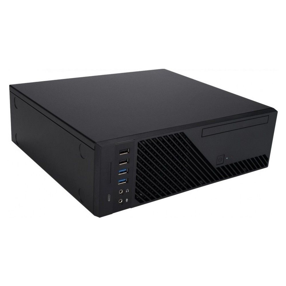 Корпус Slim Case Powerman KI331 Black РМ-300SFX 80+ UBS2.0*2+USB 3.1*2+A(HD)+Front fan 80x80x15mm*1, Micro-ATX, mini-ITX