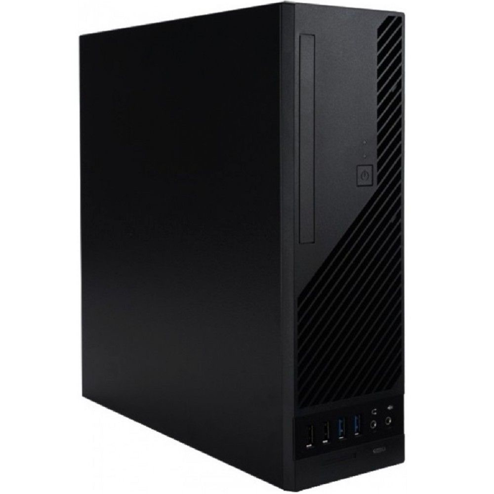Корпус Slim Case Powerman KI331 Black РМ-300SFX 80+ UBS2.0*2+USB 3.1*2+A(HD)+Front fan 80x80x15mm*1, Micro-ATX, mini-ITX