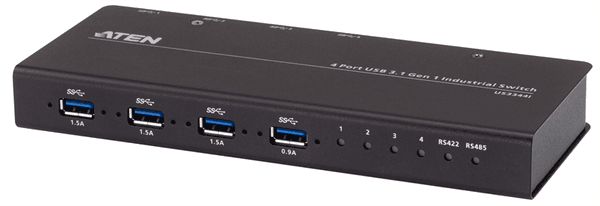 USB коммутатор ATEN 4 x 4 USB 3.2 Gen 1 Industrial Hub Switch