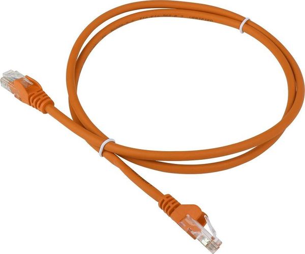 Патч-корд Lanmaster LAN-PC45/U6-2.0-OR UTP RJ-45 вил.-вилка RJ-45 кат.6 2м оранжевый LSZH (уп.:1шт)