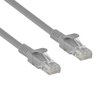 Exegate EX282017RUS Патч-корд медный UTP-RJ45-RJ45-5e-CU-15M-GY, UTP, cat.5e, 15м, серый