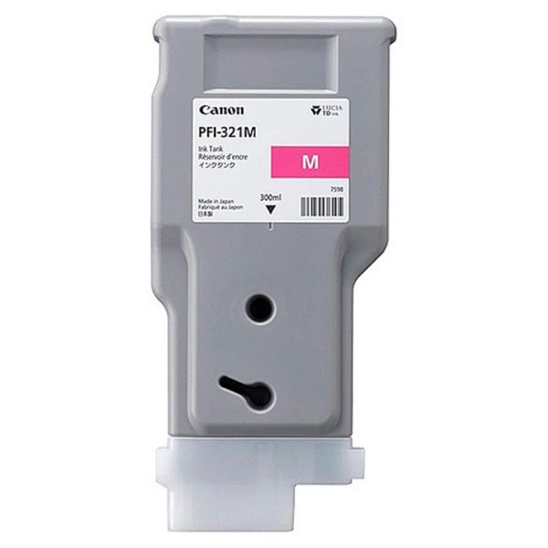 Картридж струйный Canon PFI-321M 6269C001 пурпурный (300мл) для Canon imagePROGRAF TM-250/255/350/355.