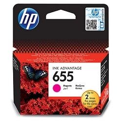 Картридж струйный HP 655 CZ111AE пурпурный печ.гол.в компл. (600стр.) для HP DJ IA 3525/4615/4625/5525/6525