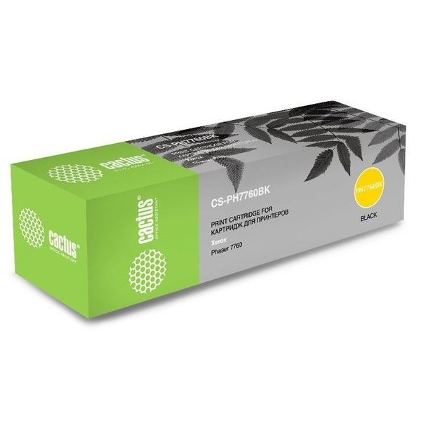 Картридж лазерный Cactus CS-PH7760BK 106R01163 черный (32000стр.) для Xerox Phaser 7760/7760dn/7760dx/7760dxf/