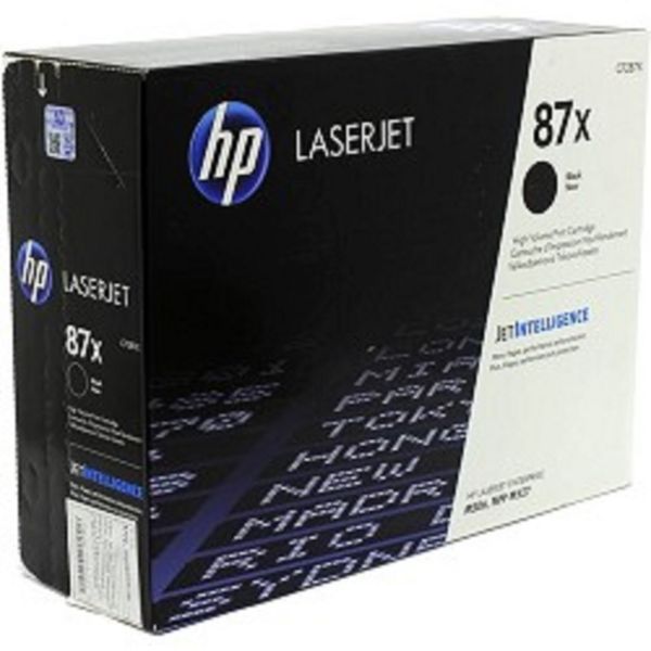 Картридж лазерный HP 87X CF287X черный бар.в компл. (18000стр.) для HP LJ Ent M506/M527