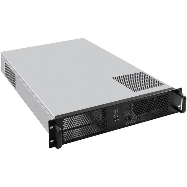 Exegate EX293351RUS Серверный корпус ExeGate Pro 2U650-08 <RM 19", высота 2U, глубина 650, БП 1100ADS, 2*USB>