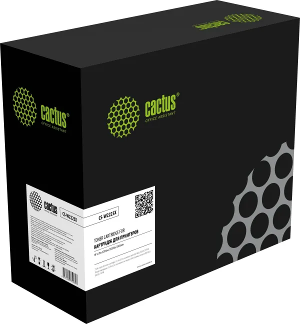Картридж лазерный Cactus CS-W2223X 222X пурпурный (2500стр.) для HP LJ Pro 3203dw/3303fdn/3303sdw с чипом
