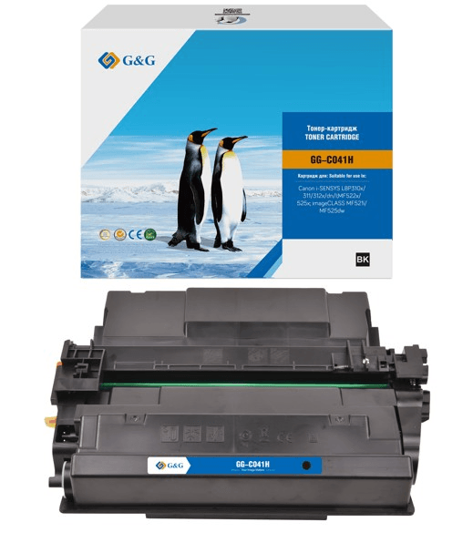 Тонер-картридж G&G toner-cartridge для Canon i-SENSYS LBP310x/311/312x/dn/I;MF522x/525x; imageCLASS MF521i/MF525dw 0453C002 C041H с чипом 20 000 стр. гарантия 36 мес. распродажа остатков