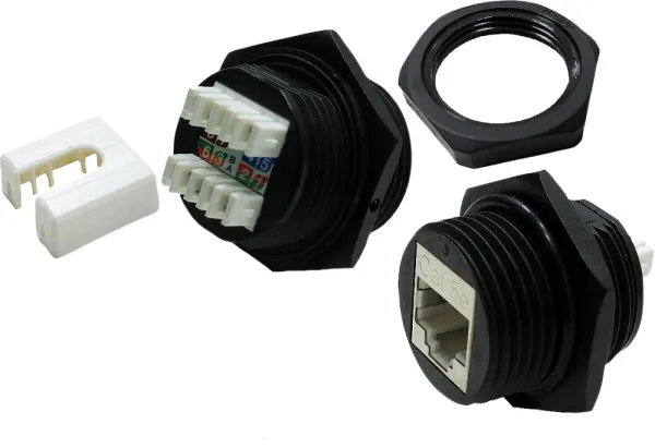 Модуль Lanmaster LAN-OK45S5E/180-WP информ. KeystoneRJ45 кат.5E FTP (упак.:1шт)