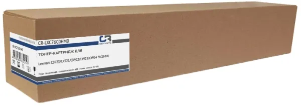 Картридж лазерный CopyRite CR-LXC76C0HM0 76C0HM0 пурпурный (34000стр.) для Lexmark CX921de/CX922de/CX923de/CX924dxe/CX924dte