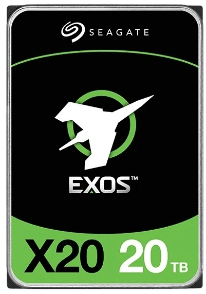 Жесткий диск/ HDD Seagate SATA3 20Tb Exos 7200 RPM 512Mb OFFICIAL RECERTIFIED MTBF - 2.5M 1 year warranty (replacement ST20000NM007D, ST20000NM002H, MG10ACA20TE)