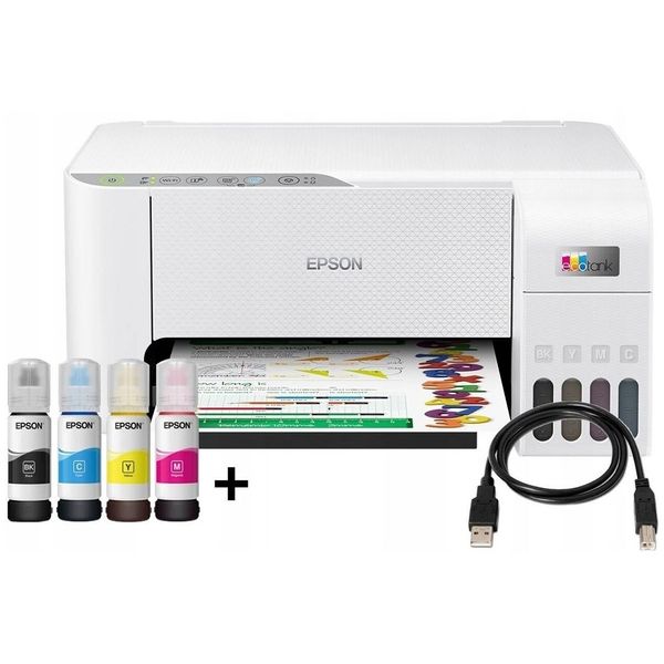 Epson L3251 (C11CJ67518) БЕЛЫЕ  {A4, 5760x1440 dpi, ч/б - 33 стр/мин (А4), USB} 62EPMFL3251PI