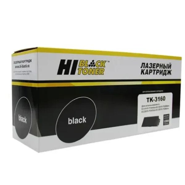 Hi-Black TK-3160 Картридж для Kyocera для ECOSYS P3045dn/3050dn/3055dn (12500k) с чипом