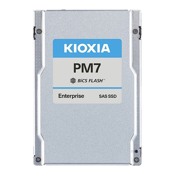 Твердотельный накопитель SSD KIOXIA 2.5" 1600GB Enterprise PM7-V SSD SAS 24Gb/s, 4200/3400, 112-layer BiCS FLASH, SED, 3 DWPD