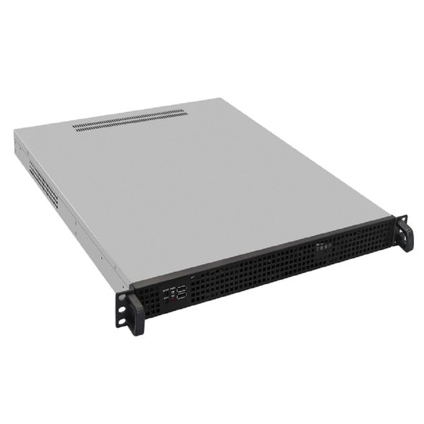 Exegate EX293171RUS Серверный корпус ExeGate Pro 1U550-04 <RM 19", высота 1U, глубина 550, БП 1U-1000ADS, USB>