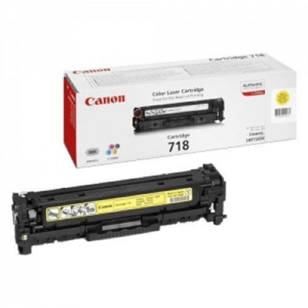 Canon Cartridge 718Y  2659B002 Картридж для Canon LBP7200Cdn/MF8330Cdn/MF8350Cdn, Желтый, 2900стр.