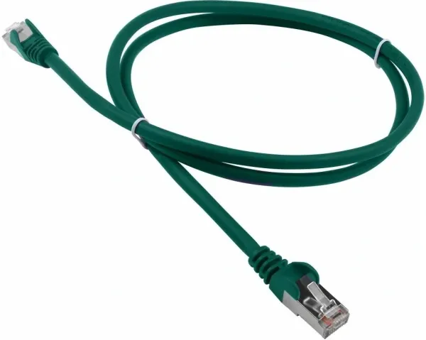 Патч-корд Патч-корд LANMASTER LSZH FTP кат.5e, 10 м, зеленый