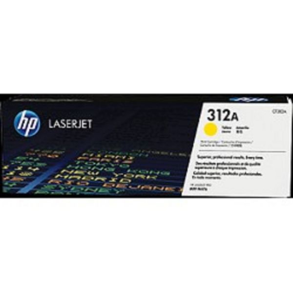 Картридж лазерный HP 312A CF382A желтый (2400стр.) для HP CLJ Pro M476