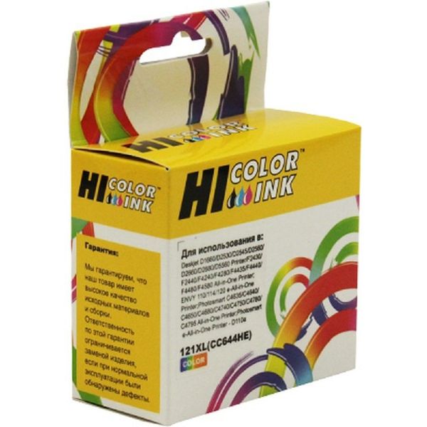 Hi-Black CC644HE Картридж для HP DJ F4283/D2563, №121XL, Color