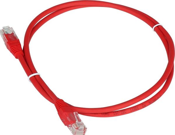 Патч-корд Lanmaster TWT-45-45-7.0-RD UTP RJ-45 вил.-вилка RJ-45 кат.5E 7м красный ПВХ