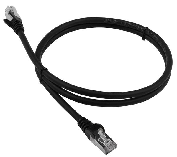 Патч-корд Патч-корд LANMASTER LSZH FTP кат.6, 7.0 м, черный