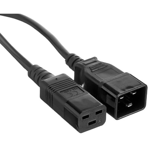 Exegate EX297809RUS Кабель питания (UPS) Special EC20-5S (IEC 320 C19->C20, 3*1.5mm2, CCA, черный, 5м)