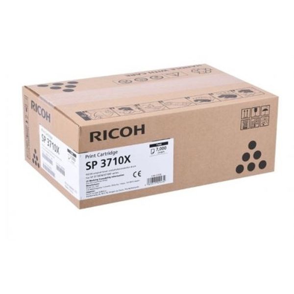 Ricoh Тонер-картридж SP 3710X для SP 3710DN, SP 3710SF, P311, /M 320F. Чёрный. 7000 стр.(408285)