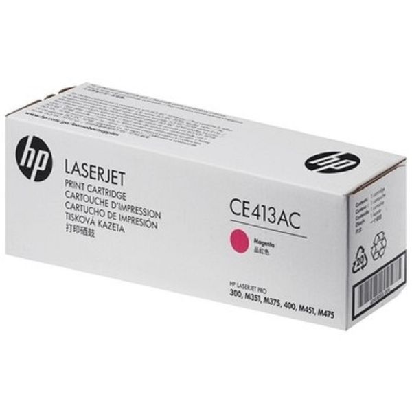 HP Картридж CE413AC 305A лазерный пурпурный (2600 стр) (белая корпоративная коробка)