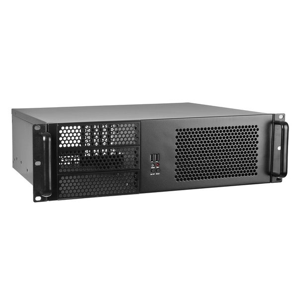 Exegate EX264944RUS Серверный корпус Exegate Pro 3U390-08 <RM 19",  высота 3U, глубина 390, БП 600ADS , USB>